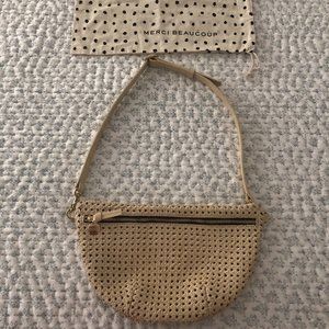 Clare V. Grande Fanny in Cream Rattan